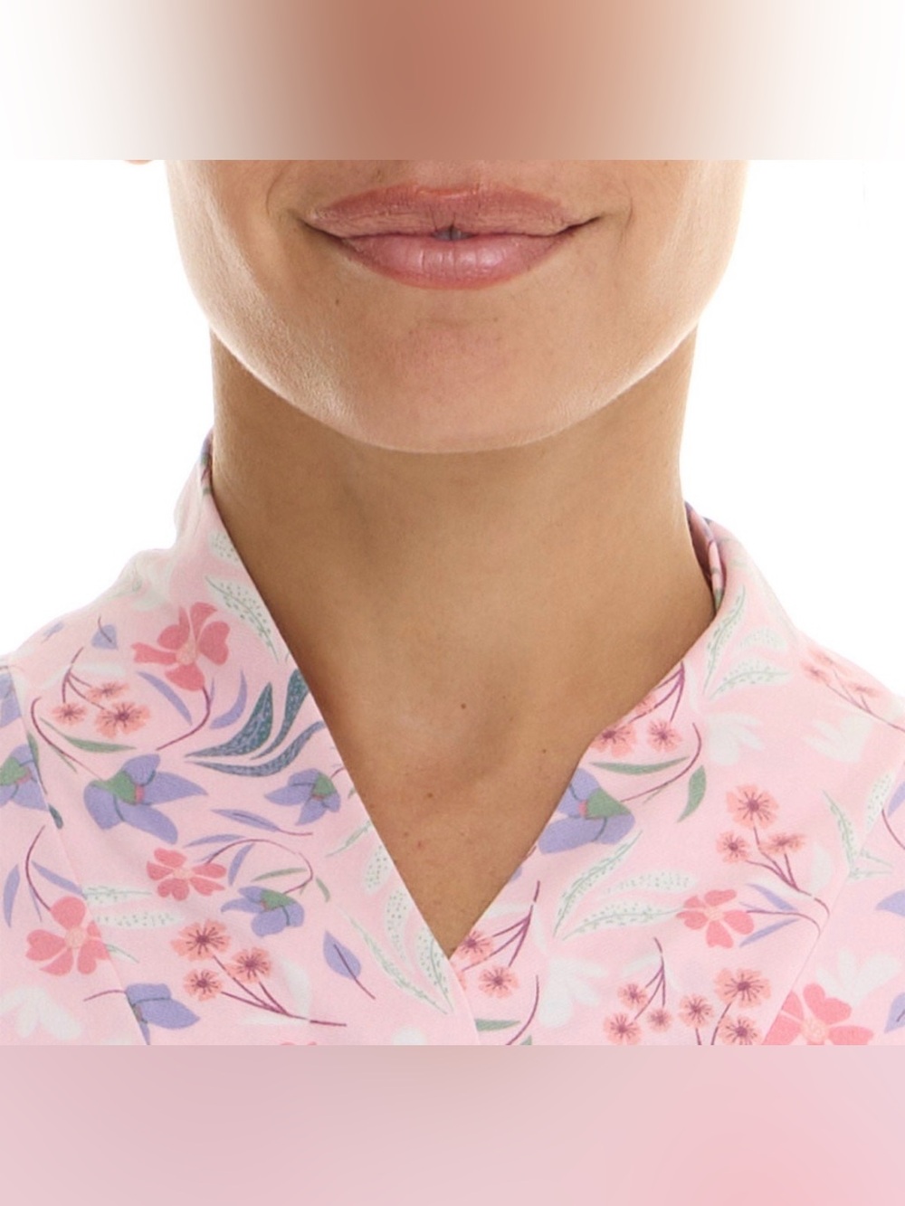 NWT Flora Nikrooz Pink Floral 3-Piece Pajama Set with Robe size XXL - Picture 10 of 11